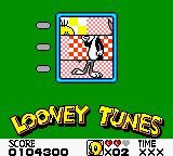 une photo d'Ã©cran de Looney Tunes sur Nintendo Game Boy Color